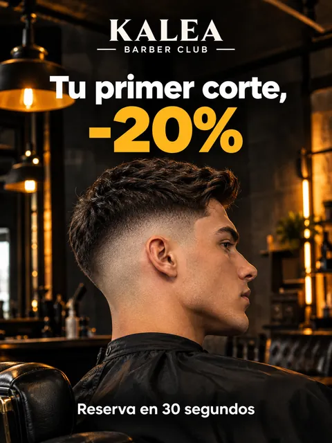 Anuncio de ejemplo 1 de la campaña de Kalea Barber Club