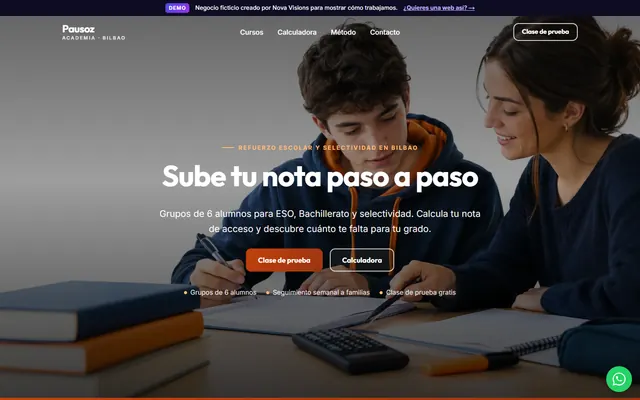 Portada de la demo Academia Pausoz