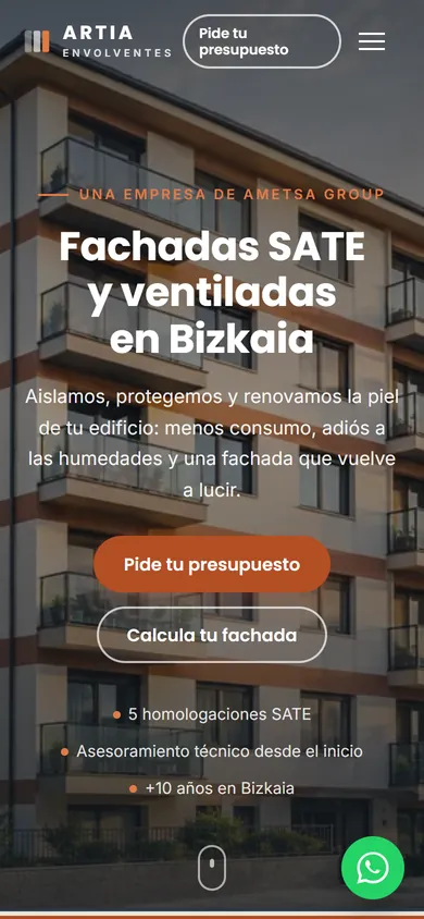 Artia Envolventes en el móvil