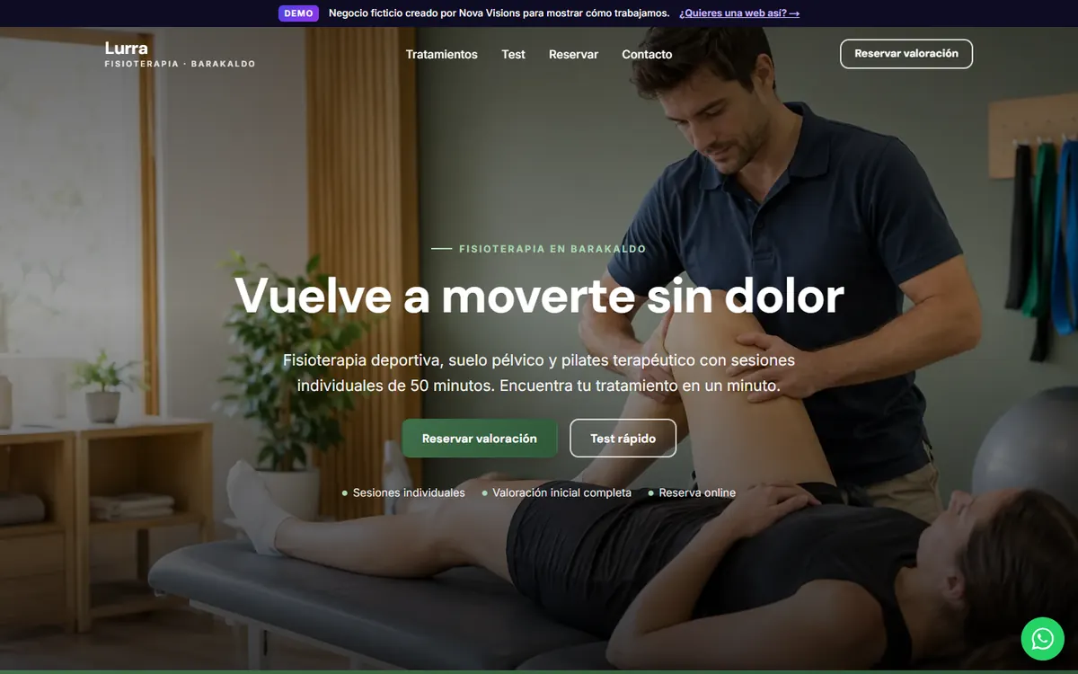 Portada de Lurra Fisioterapia